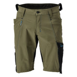 Mascot Advanced Shorts 23149-311 stretch mosgroen-zwart(3309)