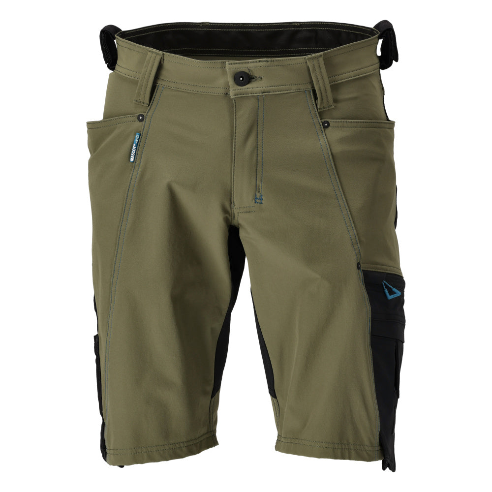 Mascot Advanced Shorts 23149-311 stretch mosgroen-zwart(3309)