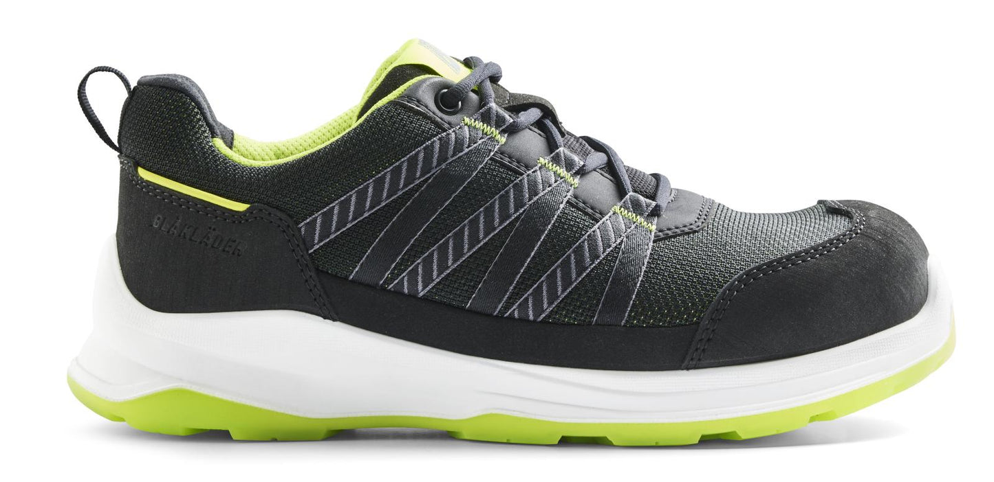 Printer New Shoes Sprinter Veiligheidsschoenen 24020 S1PS zwart-limoengroen(9943)