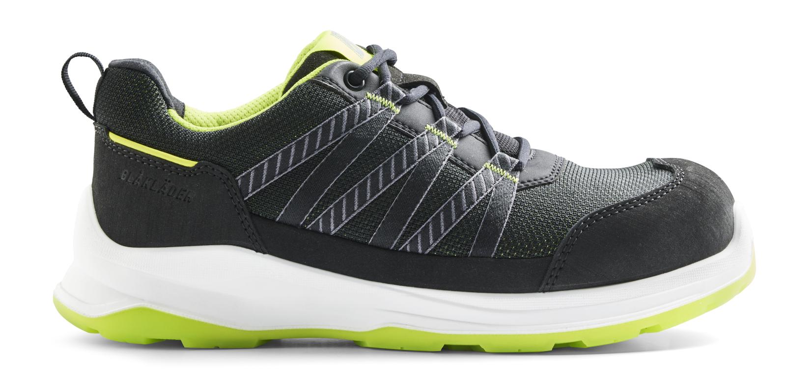 Printer New Shoes Sprinter Veiligheidsschoenen 24020 S1PS zwart-limoengroen(9943)