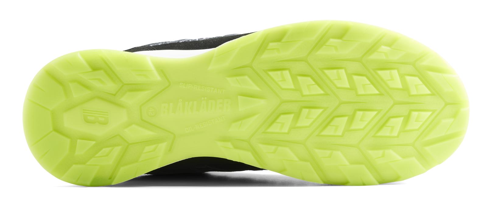 Printer New Shoes Sprinter Veiligheidsschoenen 24020 S1PS zwart-limoengroen(9943)