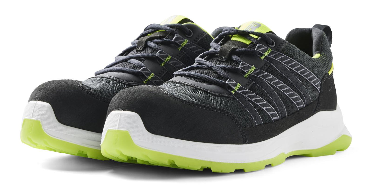 Printer New Shoes Sprinter Veiligheidsschoenen 24020 S1PS zwart-limoengroen(9943)