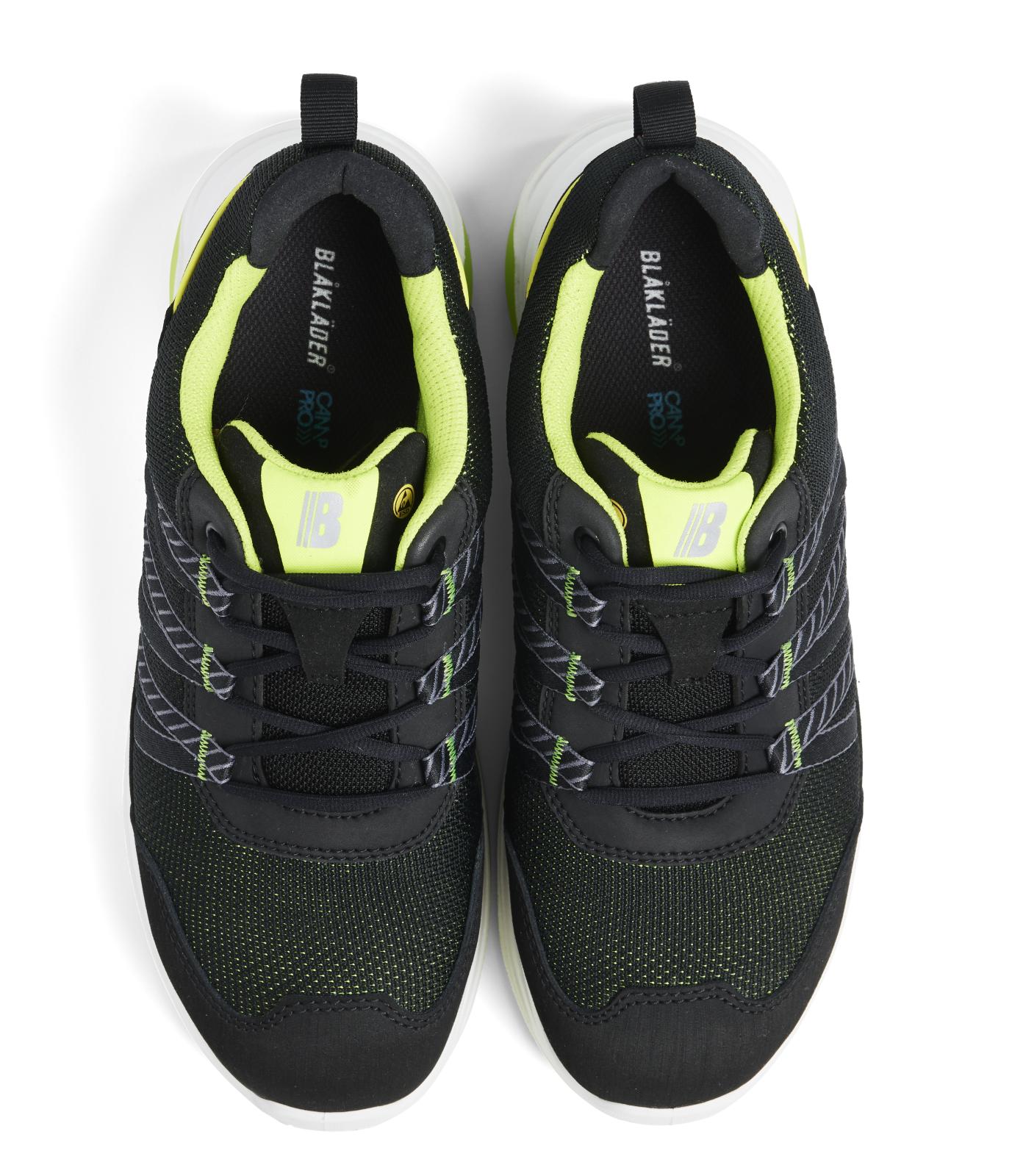 Printer New Shoes Sprinter Veiligheidsschoenen 24020 S1PS zwart-limoengroen(9943)