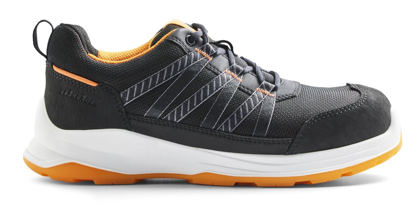 Printer New Shoes Sprinter Veiligheidsschoenen 24020 S1PS zwart-fluo oranje(9953)