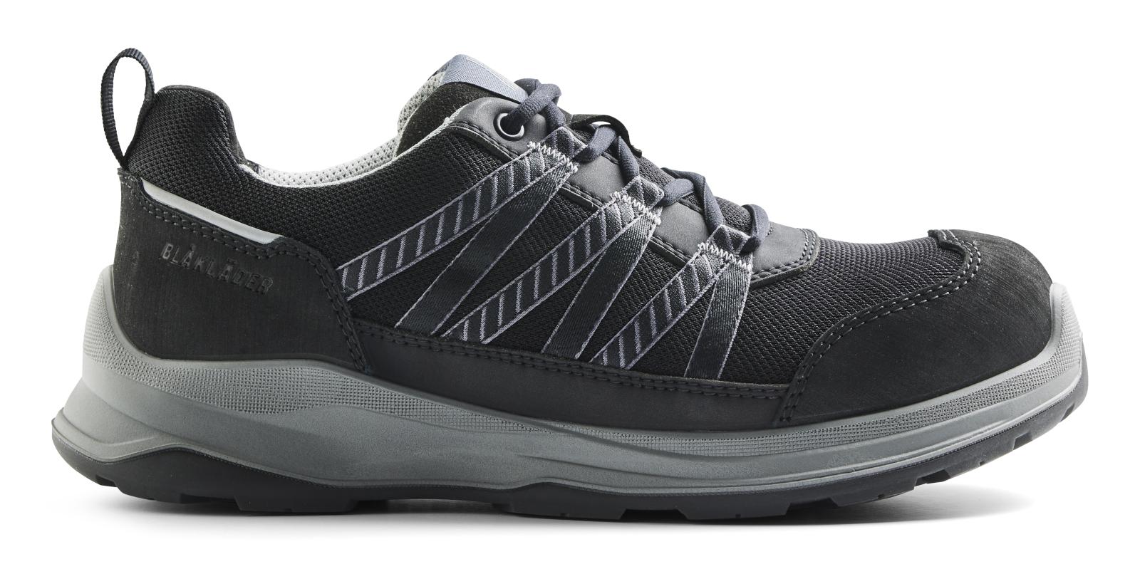 Printer New Shoes Sprinter Veiligheidsschoenen 24020 S1PS zwart-middelgrijs(9996)