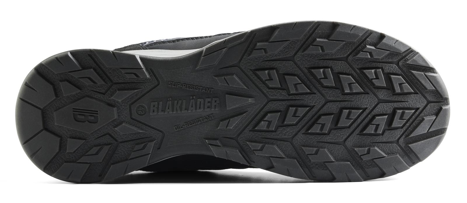 Printer New Shoes Sprinter Veiligheidsschoenen 24020 S1PS zwart-middelgrijs(9996)