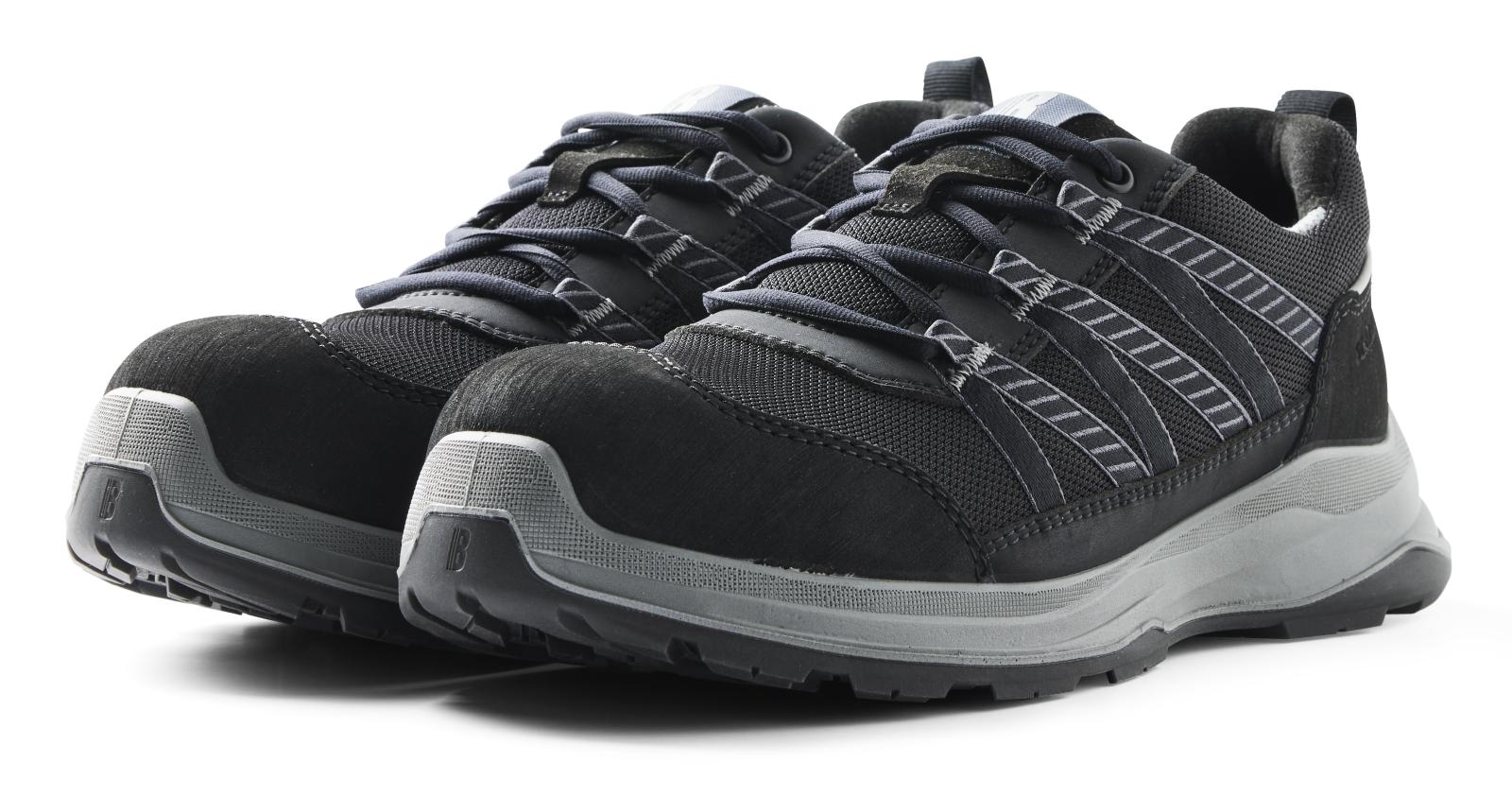 Printer New Shoes Sprinter Veiligheidsschoenen 24020 S1PS zwart-middelgrijs(9996)