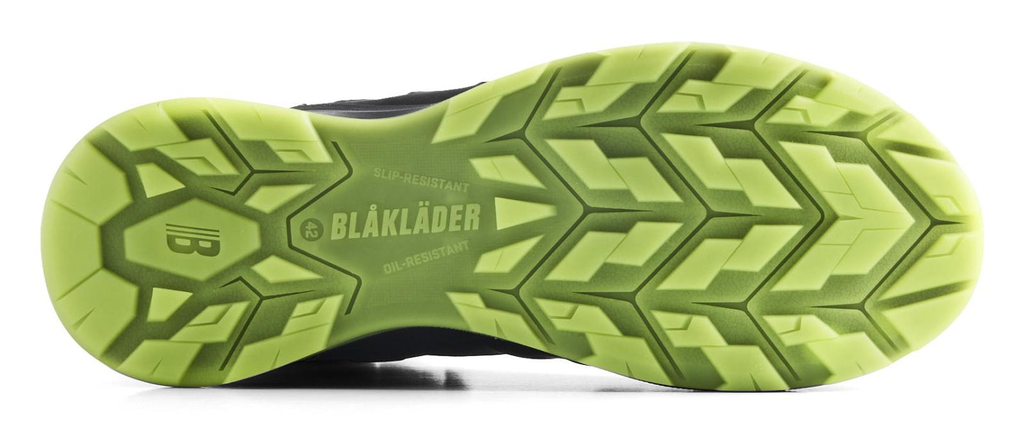 Printer New Shoes Sprinter Veiligheidsschoenen 24130 Hoog S3S zwart-limoengroen(9943)