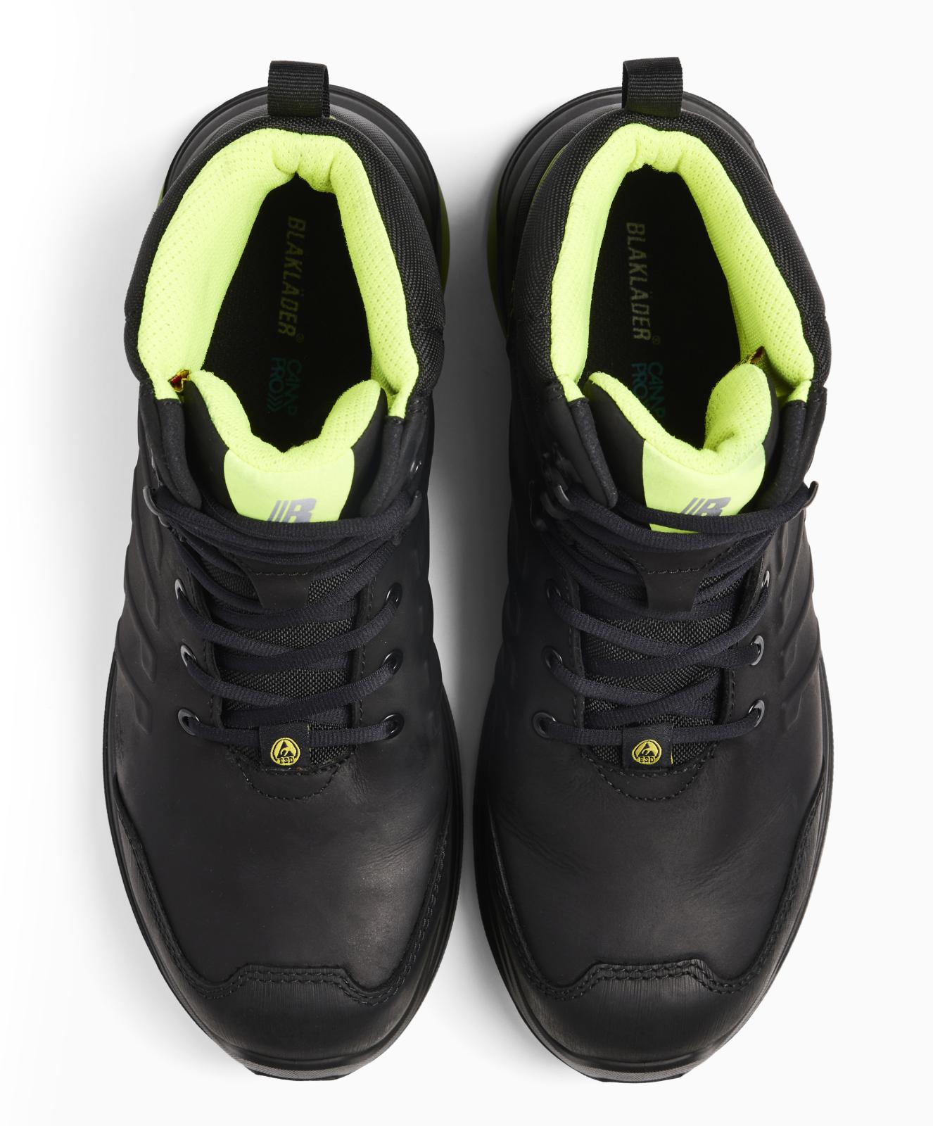 Printer New Shoes Sprinter Veiligheidsschoenen 24130 Hoog S3S zwart-limoengroen(9943)