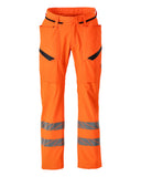 Mascot Accelerate Safe Broek 24279-510 dijbeenzakken Ultimate Stretch waterafstotend HiVis fluo oranje(14)