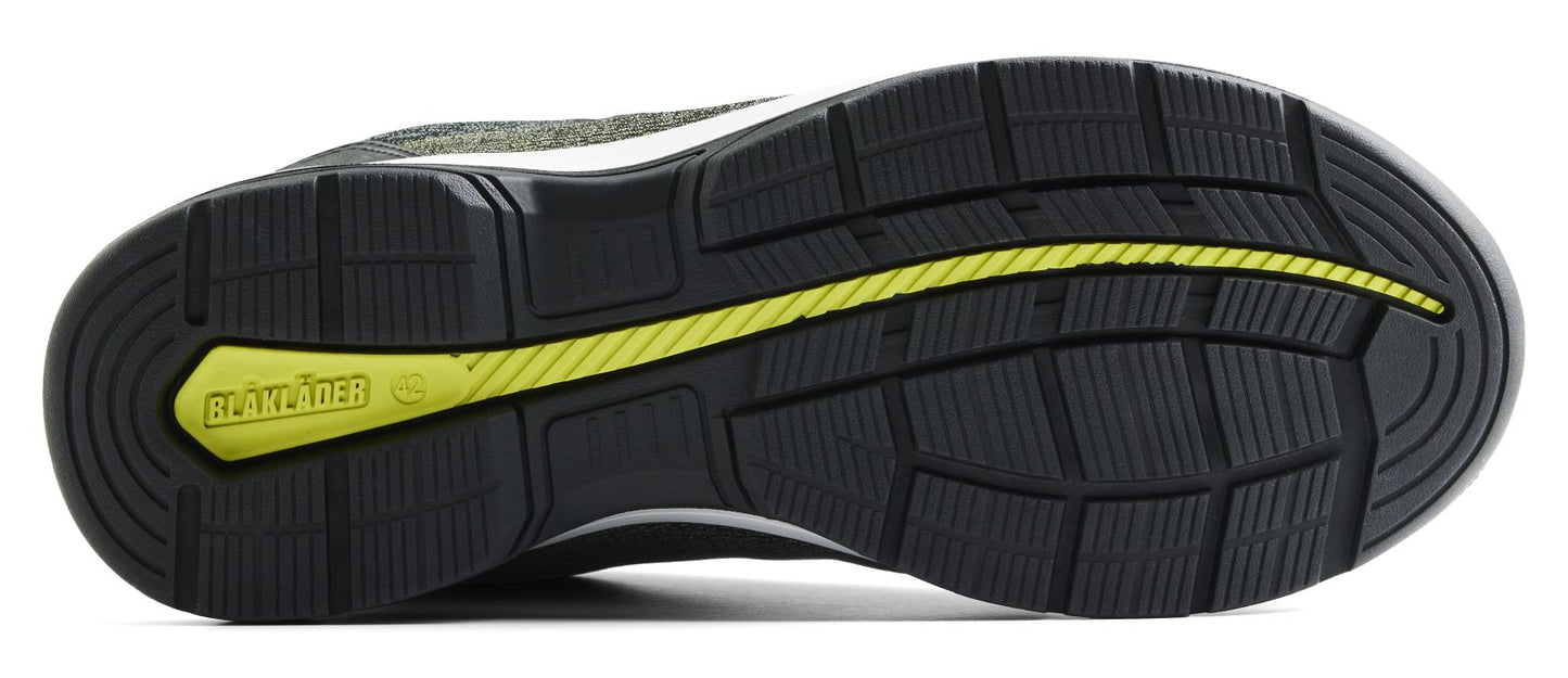 Blaklader New Shoes Cradle Veiligheidsschoenen laag S3L FO SR SC 24380 legergroen-geel(4633)