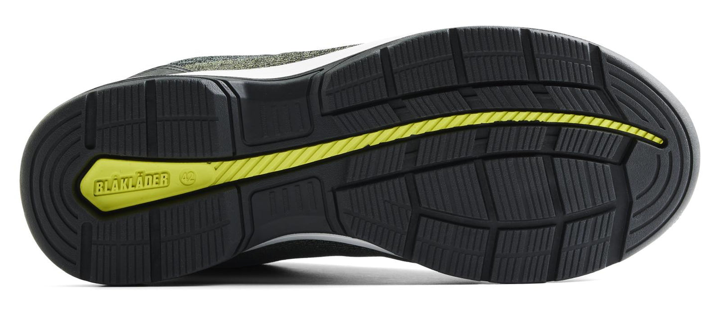 Blaklader New Shoes Cradle Veiligheidsschoenen laag S3L FO SR SC 24380 legergroen-geel(4633)