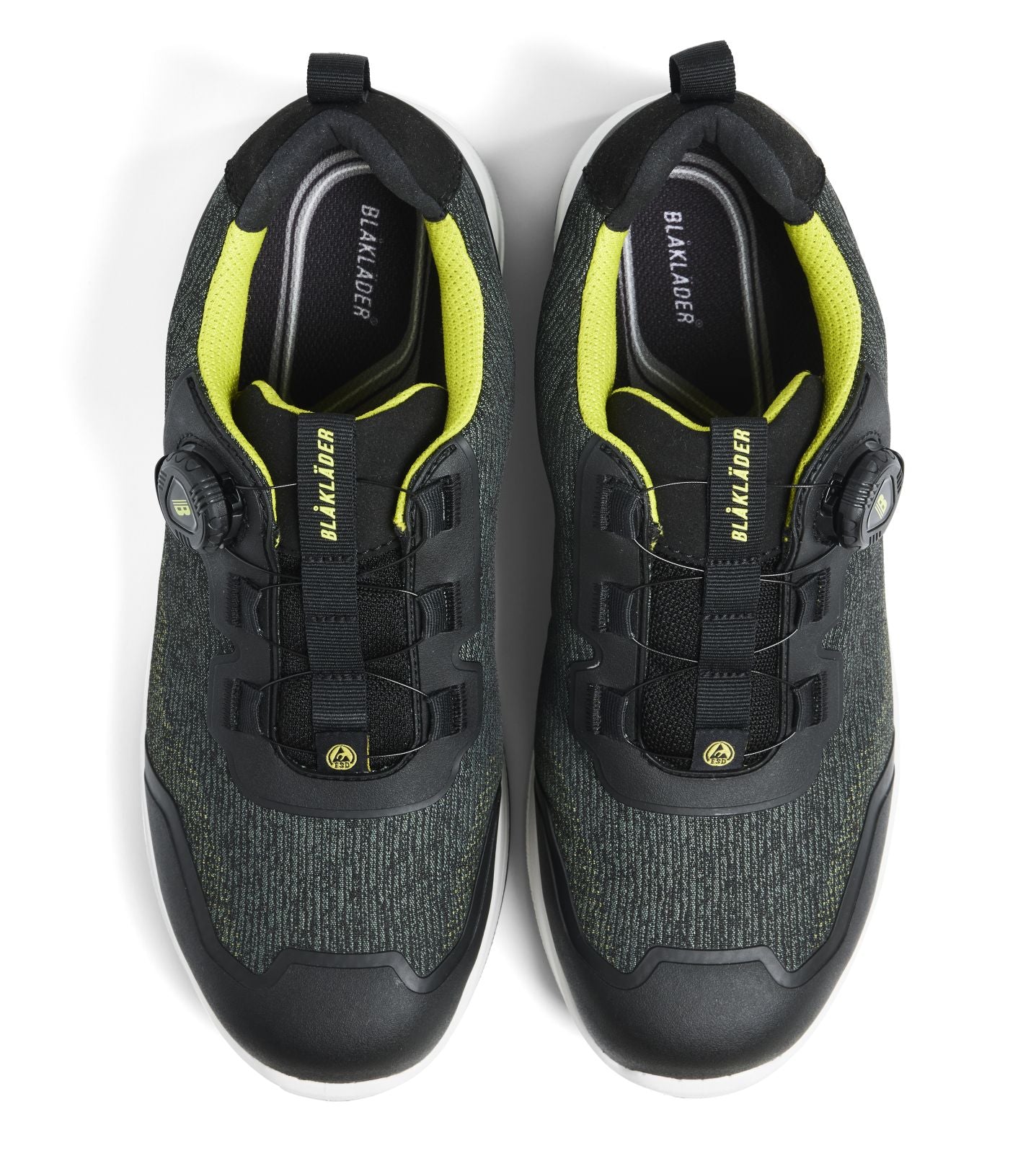 Blaklader New Shoes Cradle Veiligheidsschoenen laag S3L FO SR SC 24380 legergroen-geel(4633)