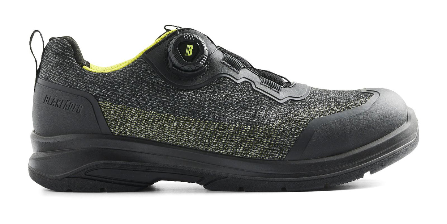 Blaklader New Shoes Cradle Veiligheidsschoenen laag S3L FO SR SC 24380 zwart-fluo geel(9933)