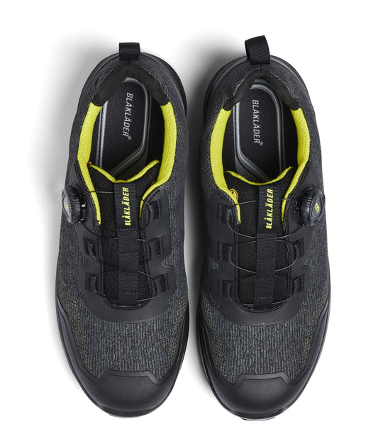 Blaklader New Shoes Cradle Veiligheidsschoenen laag S3L FO SR SC 24380 zwart-fluo geel(9933)