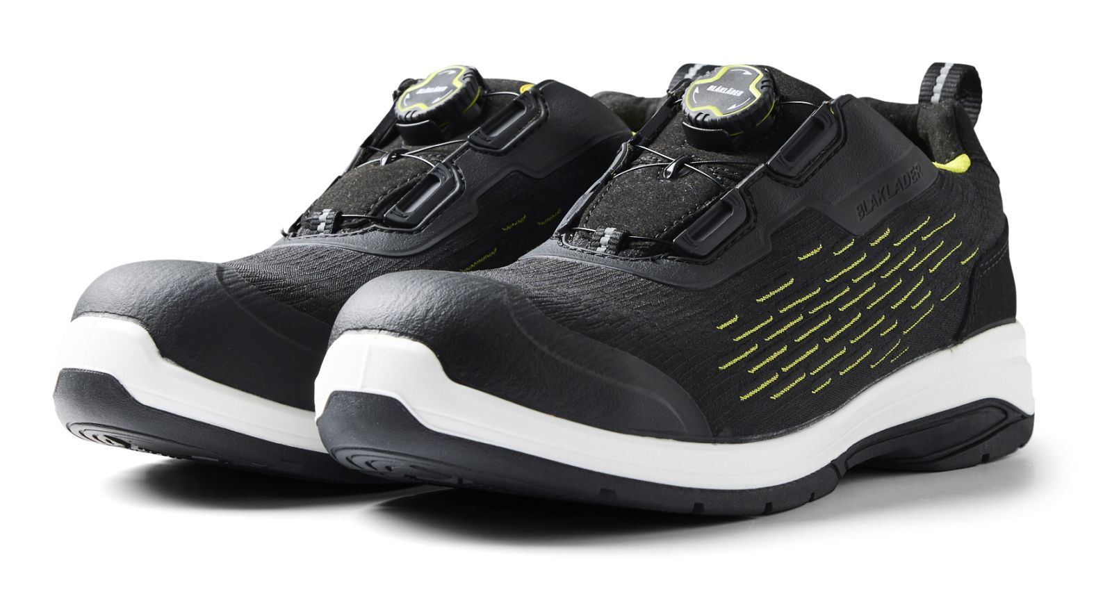 Blaklader schoenen 24420 zwart-fluo geel(9933)
