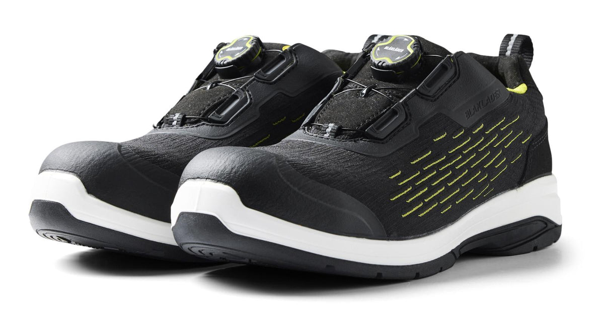 Blaklader schoenen 24420 zwart-fluo geel(9933)