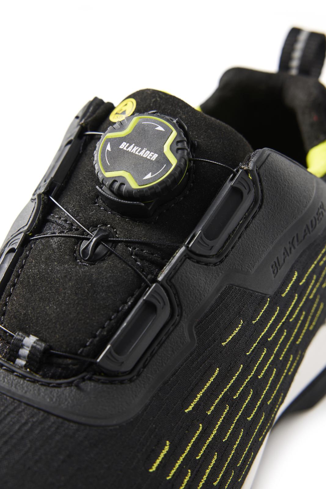 Blaklader schoenen 24420 zwart-fluo geel(9933)