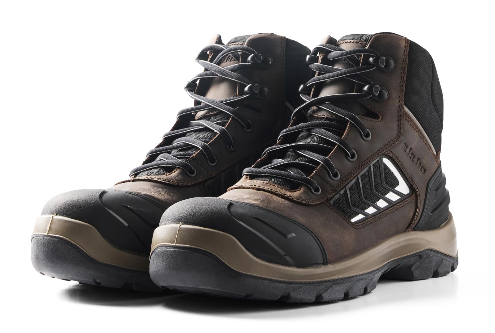 Blaklader New Shoes Elite Veiligheidsschoenen 24520 Hoog S3 SRC ESD bruin-zwart(7899)