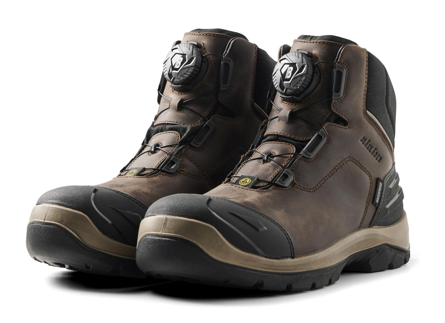 Blaklader New Shoes Elite Veiligheidsschoenen 24550 Hoog S7S FO SR HRO SC LG Waterdicht bruin-zwart(7899)