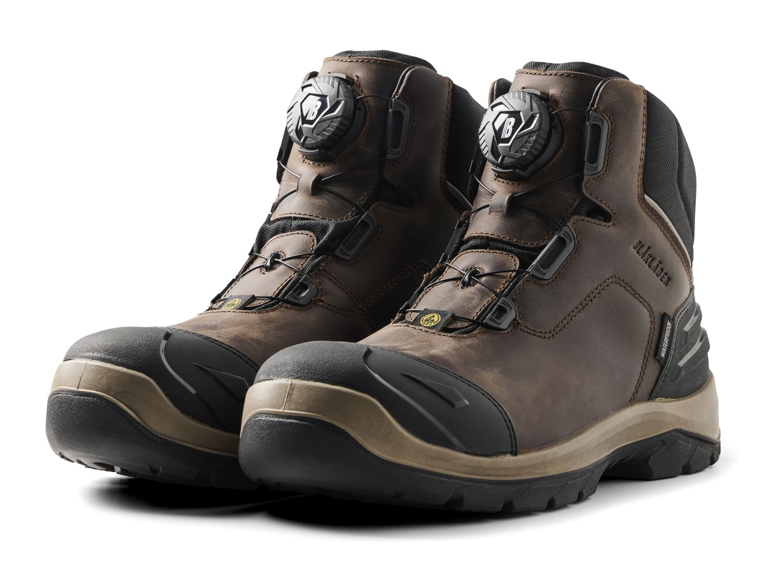 Blaklader New Shoes Elite Veiligheidsschoenen 24550 Hoog S7S FO SR HRO SC LG Waterdicht bruin-zwart(7899)