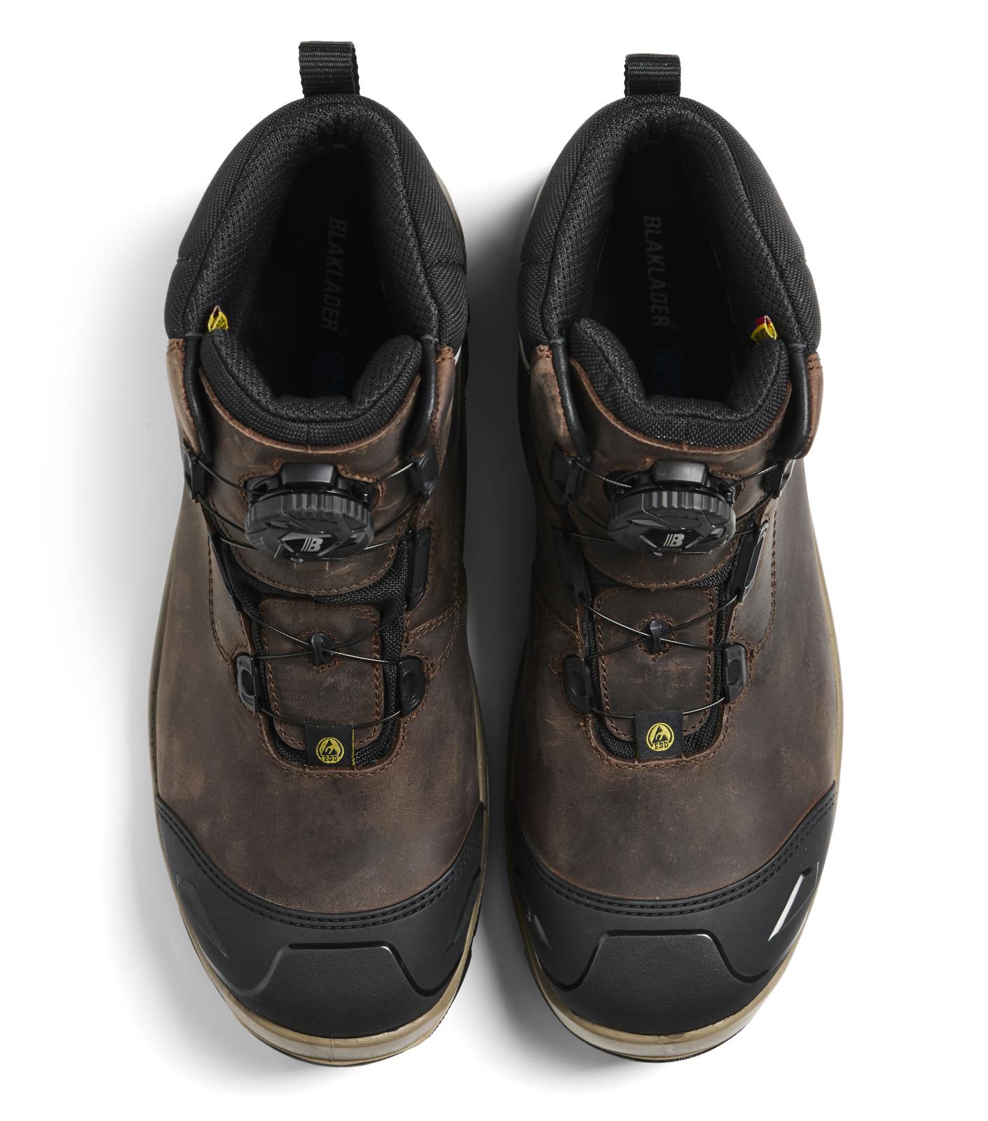 Blaklader New Shoes Elite Veiligheidsschoenen 24550 Hoog S7S FO SR HRO SC LG Waterdicht bruin-zwart(7899)