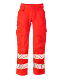 Mascot Accelerate safe Broek 24579-236 kniezakken fluo rood(222)