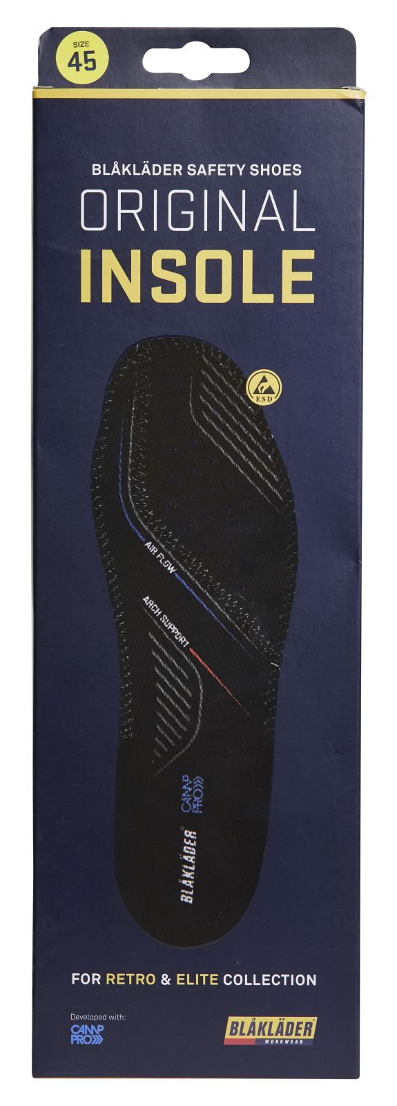 Blaklader Retro-Elite Inlegzolen 24620 zwart(9900)