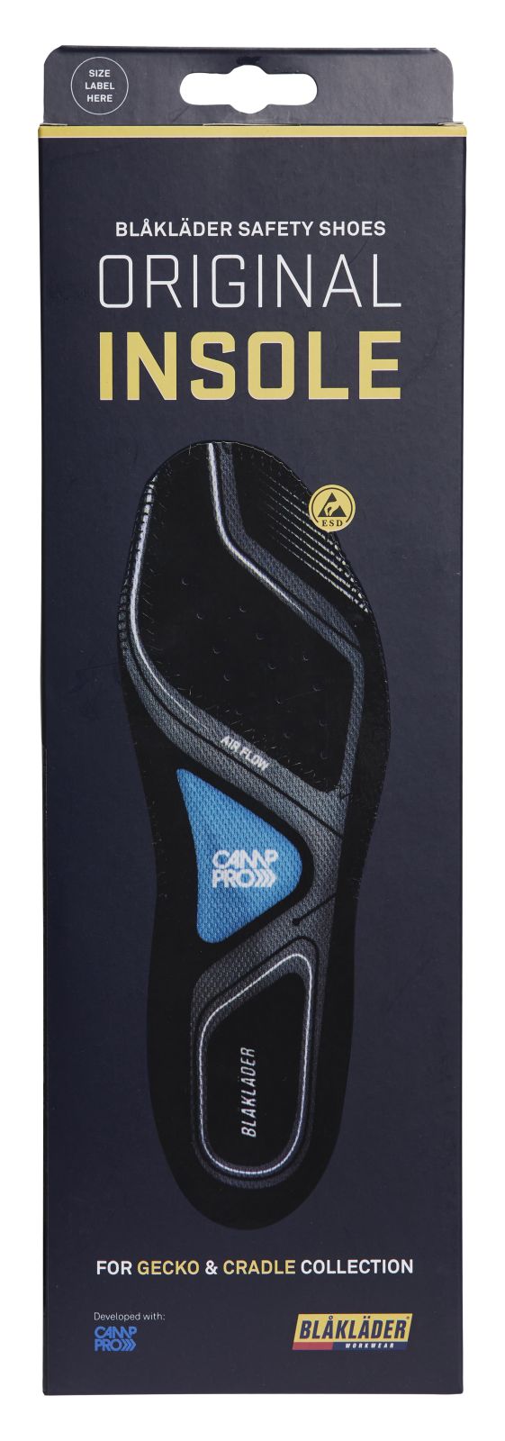 Blaklader Retro-Elite Inlegzolen 24670 zwart(9900)