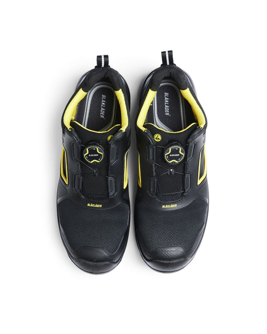 Blaklader New Shoes Gecko Veiligheidsschoenen 24720 Laag S1 P SRC HRO ESD zwart-geel(9935)