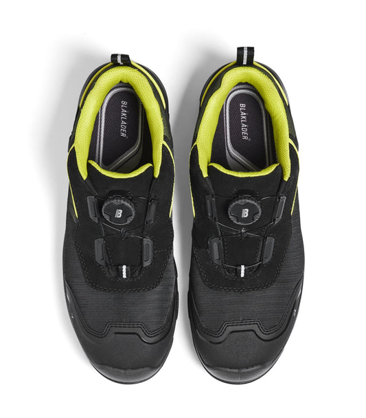 Blaklader New Shoes Storm Veiligheidsschoenen 24770 laag S3 SRC HRO WR CI zwart-fluo geel(9933)