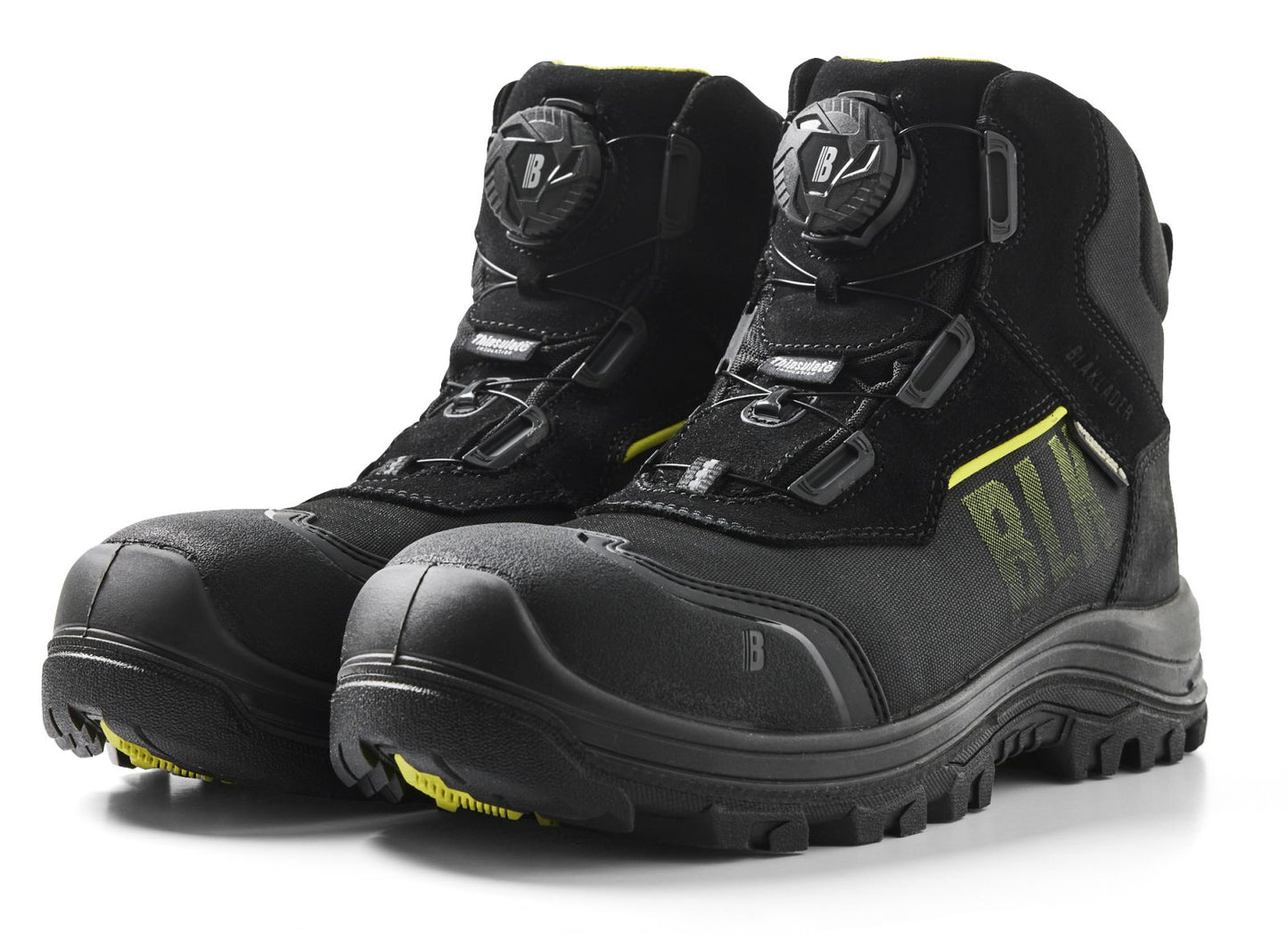 Blaklader New Shoes Storm Veiligheidsschoenen 24780 hoog S3 SRC HRO WR CI zwart-fluo geel(9933)