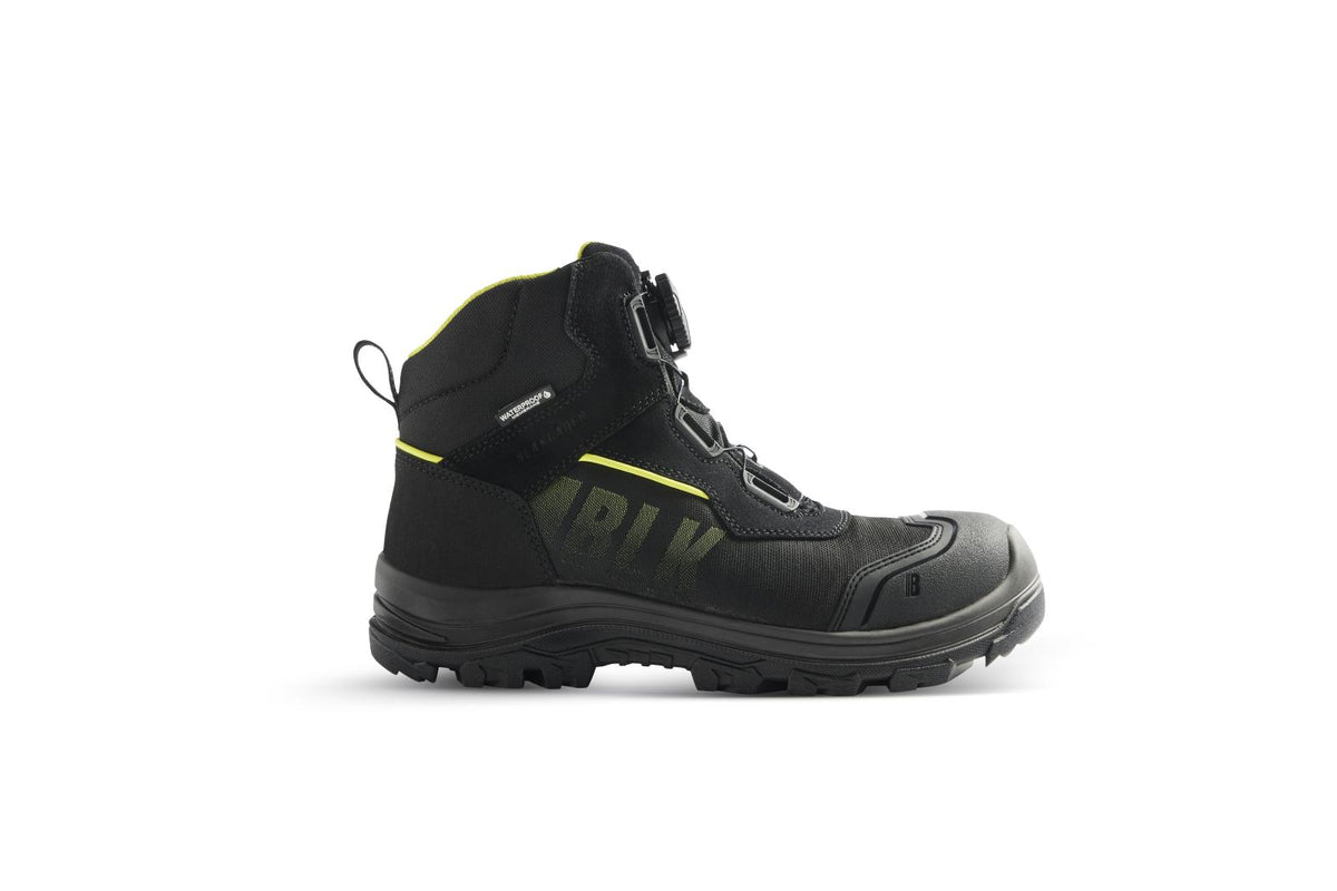 Blaklader New Shoes Storm Veiligheidsschoenen 24780 hoog S3 SRC HRO WR CI zwart-fluo geel(9933)
