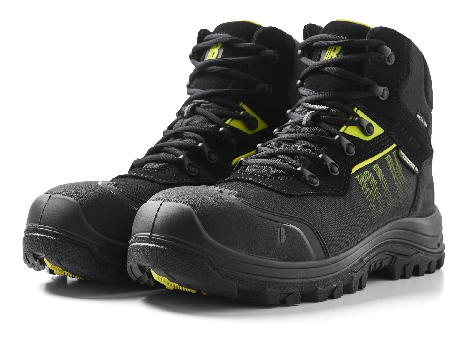 Blaklader New Shoes Storm Veiligheidsschoenen 24790 hoog S3 SRC HRO WR CI zwart-fluo geel(9933)