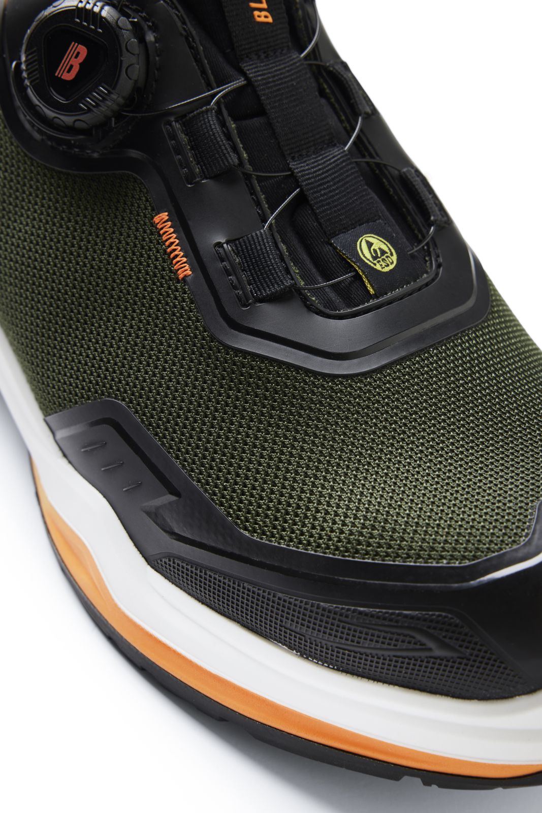 Blaklader New Shoes Striker Veiligheidsschoenen 24860 S3S FO SR HRO SC woudgroen-roestbruin(4240)