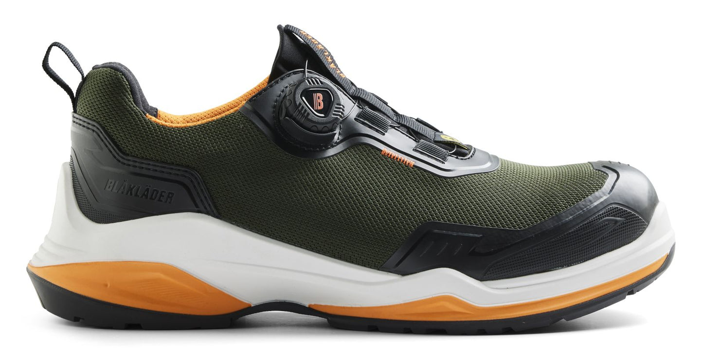 Blaklader New Shoes Striker Veiligheidsschoenen 24860 S3S FO SR HRO SC woudgroen-roestbruin(4240)