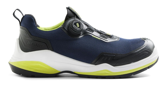 Blaklader New Shoes Striker Veiligheidsschoenen 24860 S3S FO SR HRO SC donker marineblauw-limoengroen(8643)