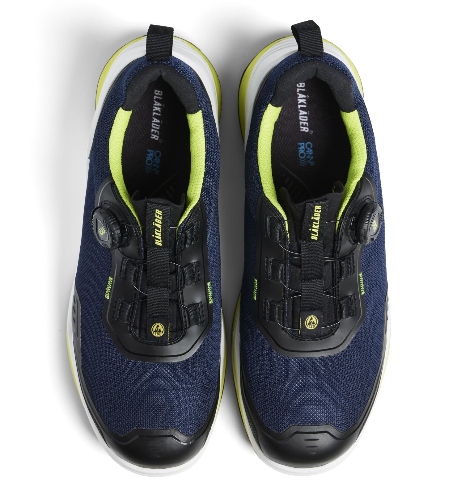 Blaklader New Shoes Striker Veiligheidsschoenen 24860 S3S FO SR HRO SC donker marineblauw-limoengroen(8643)