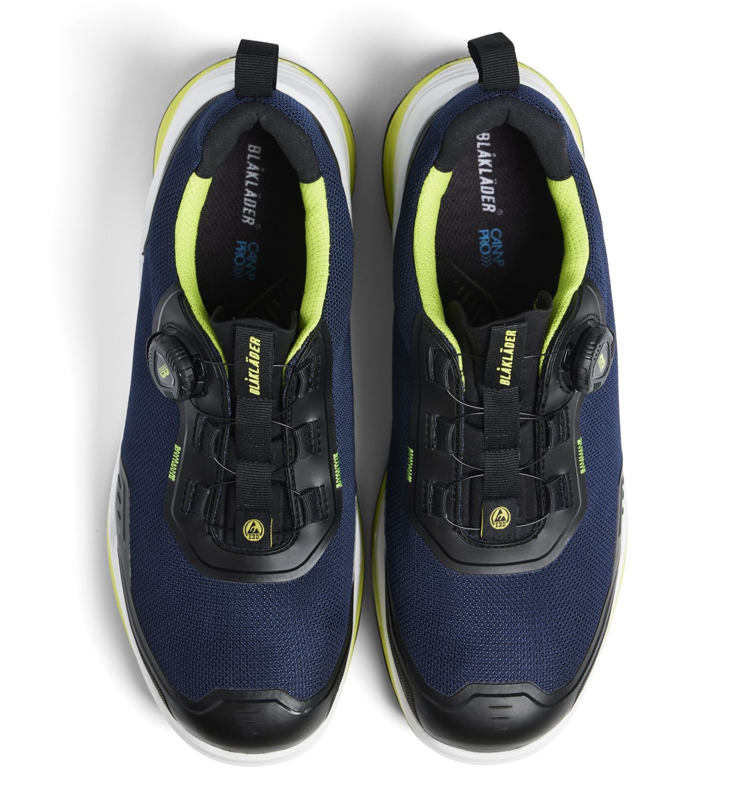 Blaklader New Shoes Striker Veiligheidsschoenen 24860 S3S FO SR HRO SC donker marineblauw-limoengroen(8643)