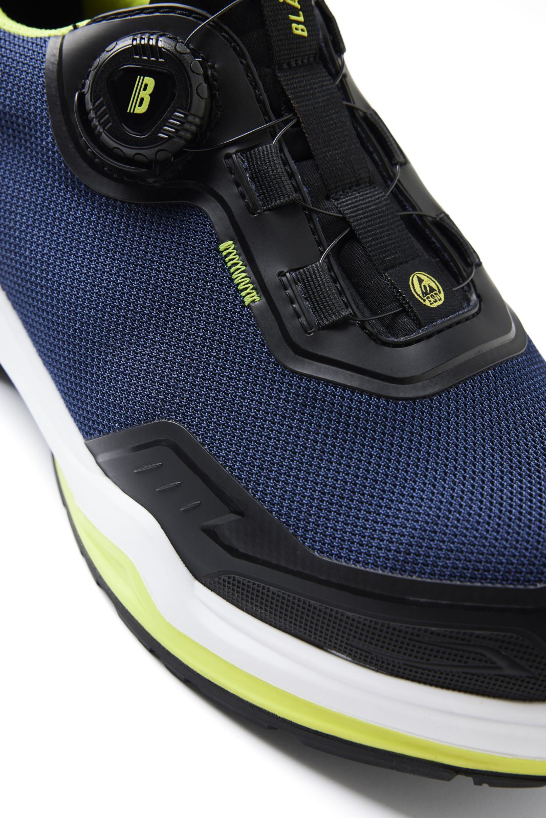 Blaklader New Shoes Striker Veiligheidsschoenen 24860 S3S FO SR HRO SC donker marineblauw-limoengroen(8643)