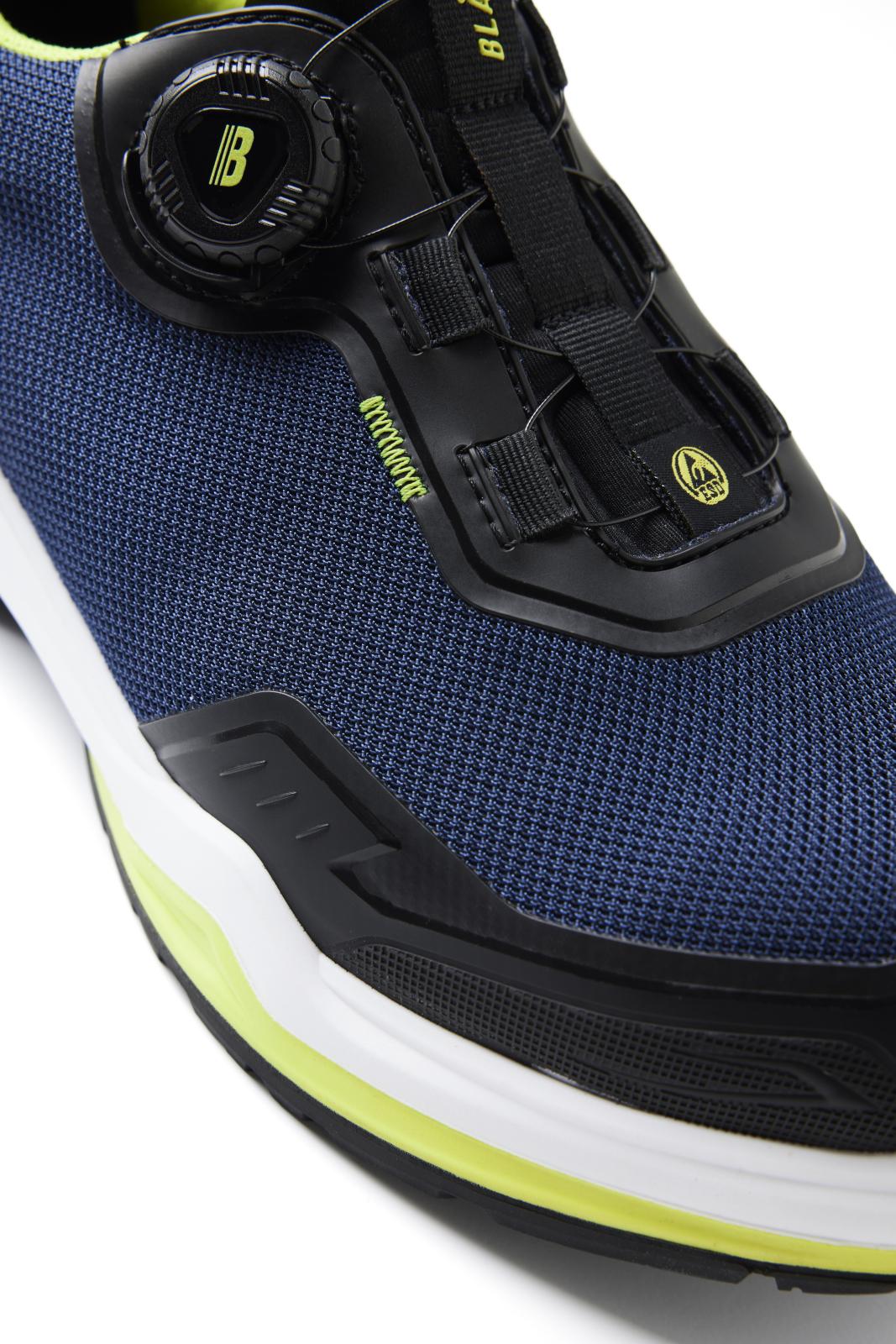 Blaklader New Shoes Striker Veiligheidsschoenen 24860 S3S FO SR HRO SC donker marineblauw-limoengroen(8643)