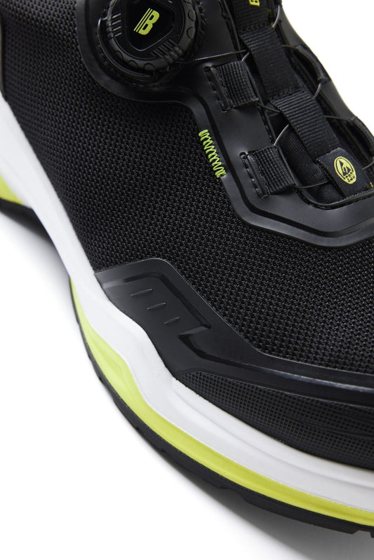 Blaklader New Shoes Striker Veiligheidsschoenen 24860 S3S FO SR HRO SC zwart-limoengroen(9943)