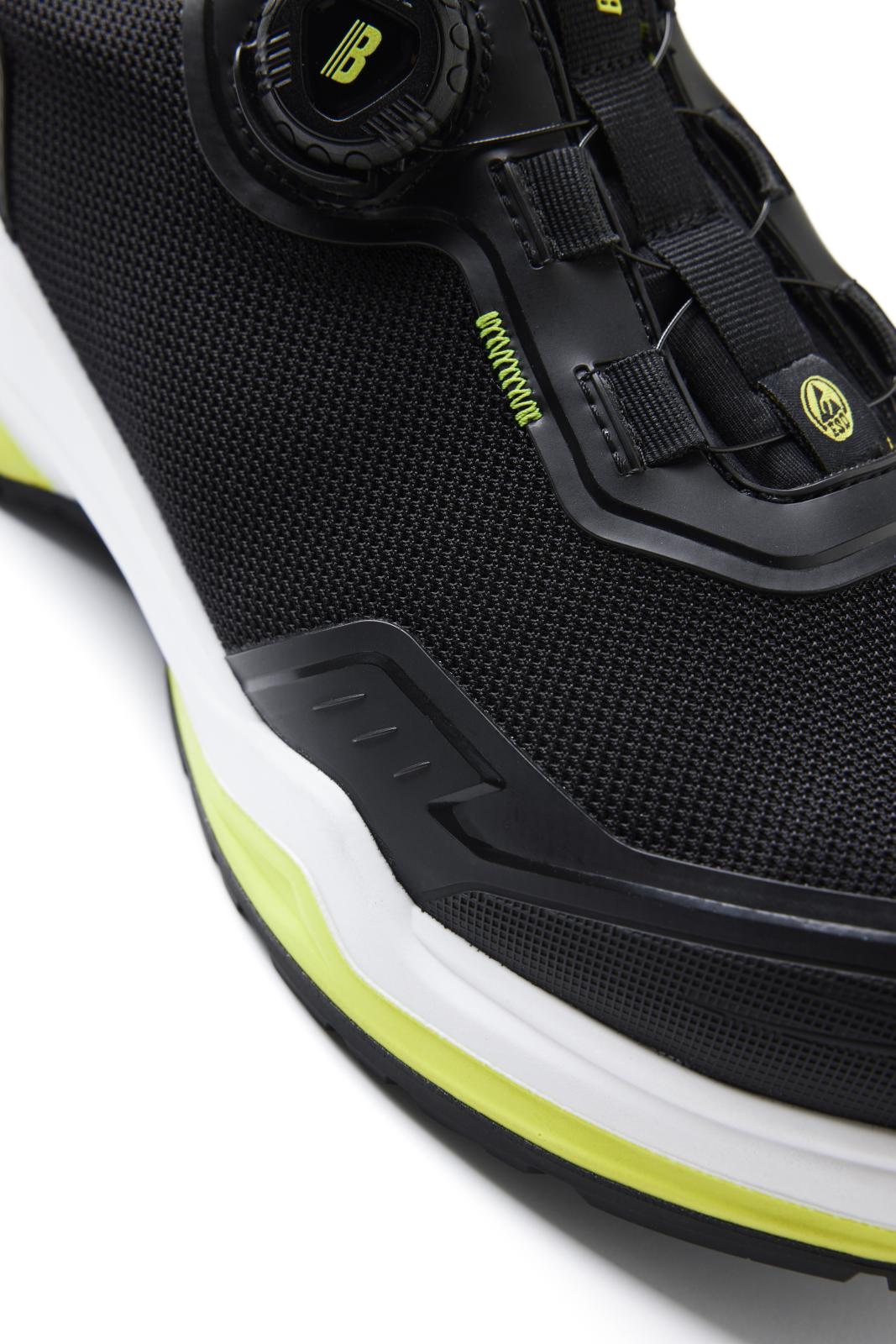 Blaklader New Shoes Striker Veiligheidsschoenen 24860 S3S FO SR HRO SC zwart-limoengroen(9943)