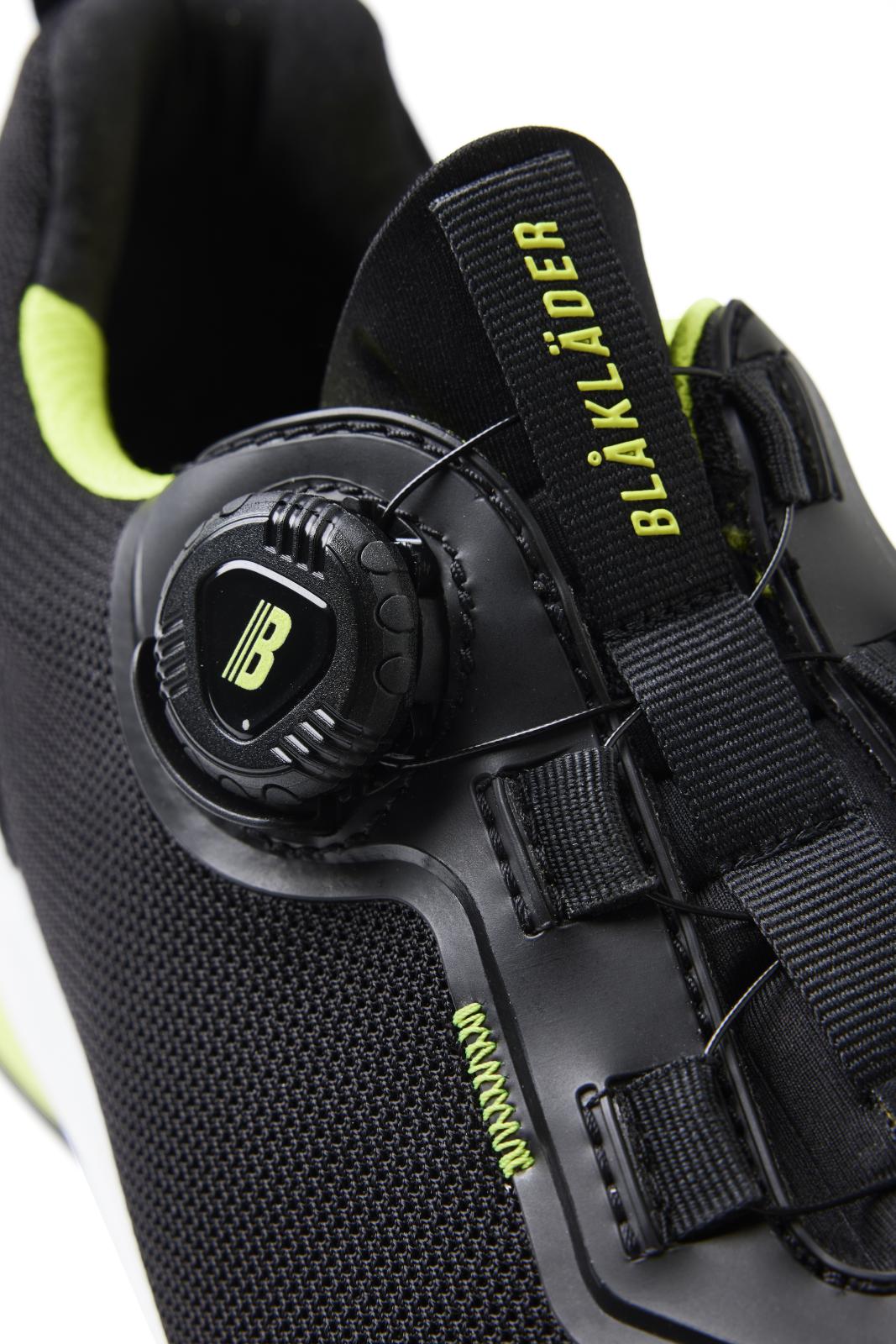 Blaklader New Shoes Striker Veiligheidsschoenen 24860 S3S FO SR HRO SC zwart-limoengroen(9943)