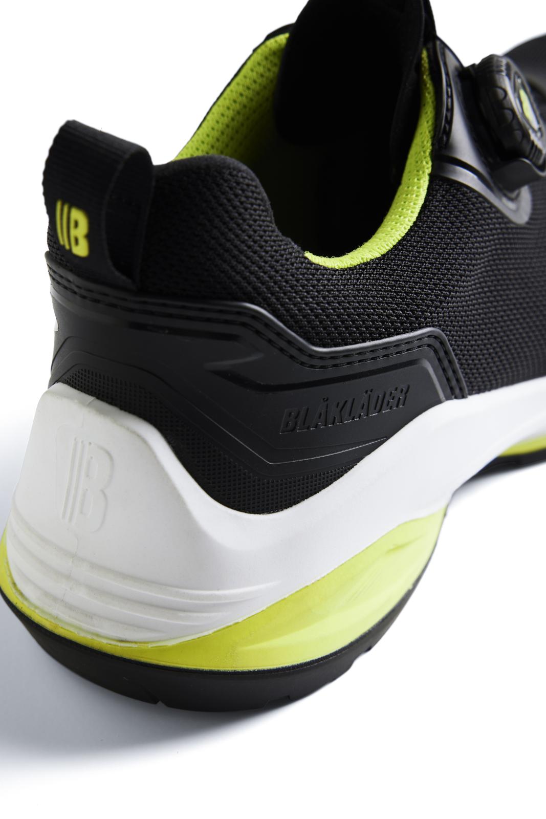 Blaklader New Shoes Striker Veiligheidsschoenen 24860 S3S FO SR HRO SC zwart-limoengroen(9943)