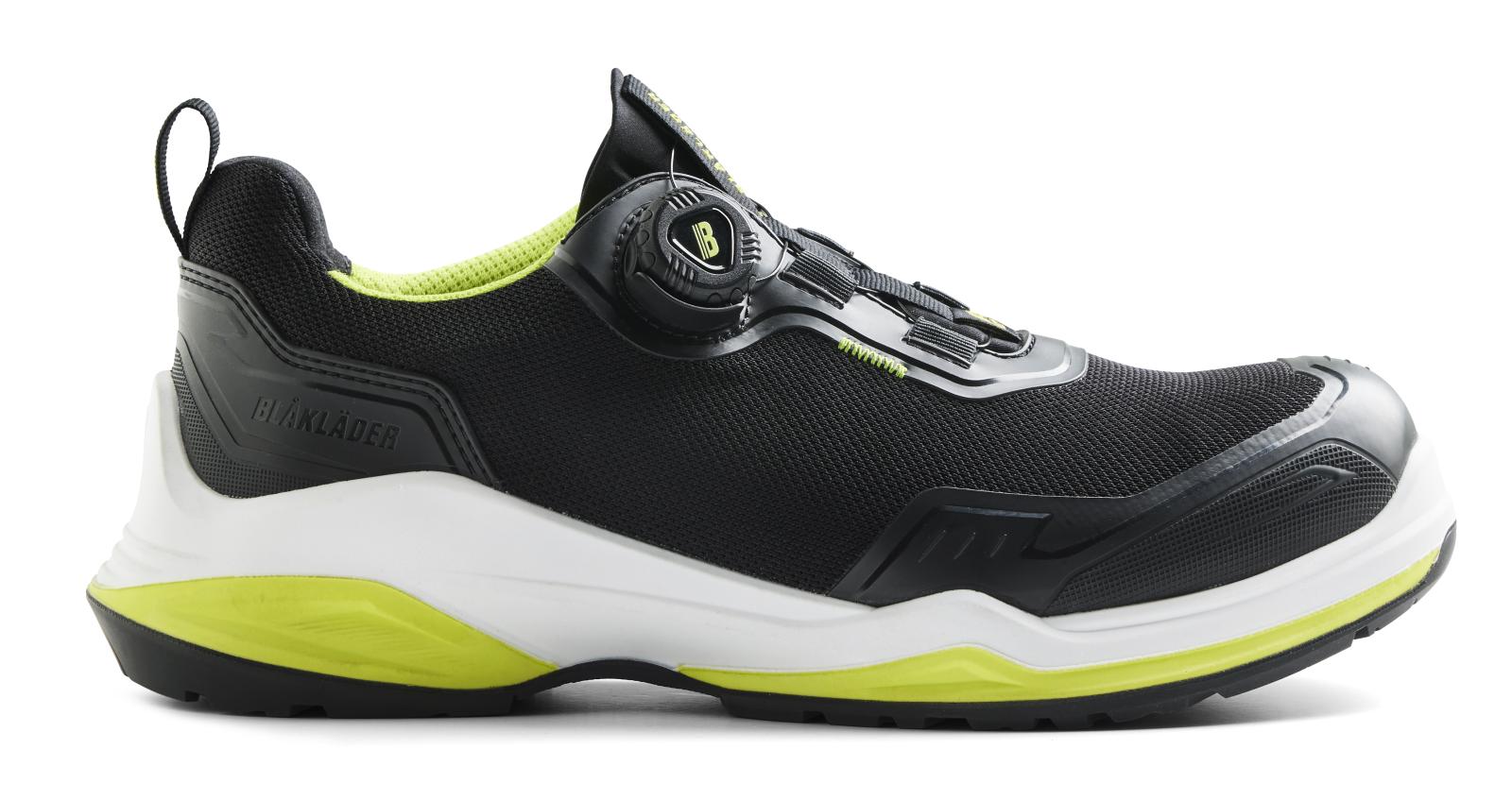 Blaklader New Shoes Striker Veiligheidsschoenen 24860 S3S FO SR HRO SC zwart-limoengroen(9943)