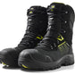 Blaklader New Shoes Storm Veiligheidsschoenen 24900 hoog winter  S3 SRC HRO WR CI zwart-fluo geel(9933)