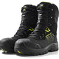 Blaklader New Shoes Storm Veiligheidsschoenen 24900 hoog winter  S3 SRC HRO WR CI zwart-fluo geel(9933)