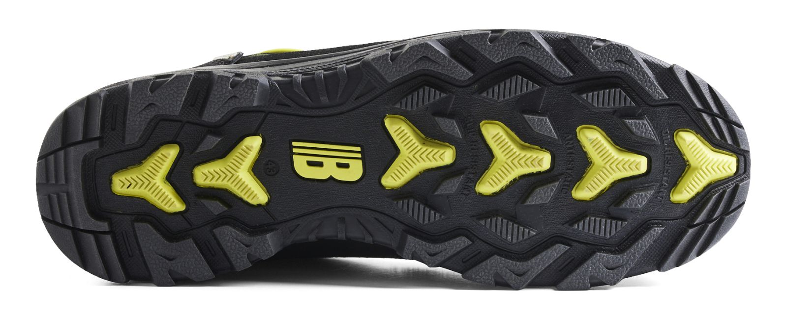 Blaklader New Shoes Storm Veiligheidsschoenen 24900 hoog winter  S3 SRC HRO WR CI zwart-fluo geel(9933)