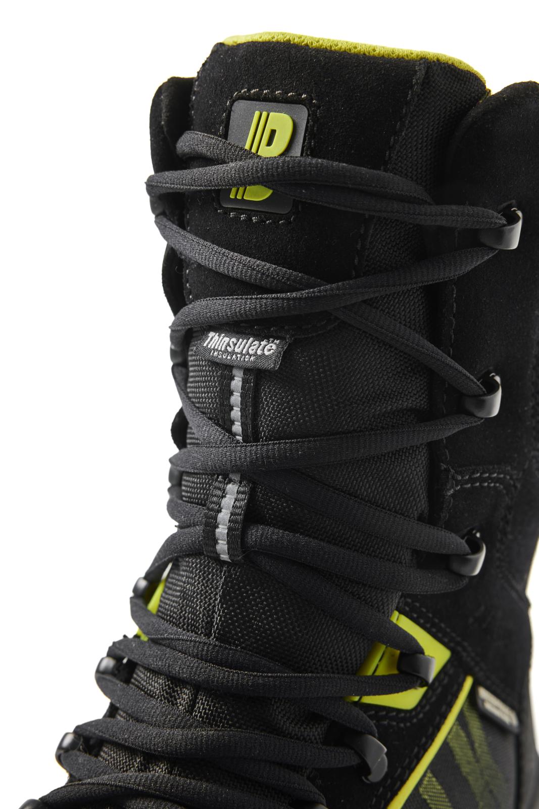 Blaklader New Shoes Storm Veiligheidsschoenen 24900 hoog winter  S3 SRC HRO WR CI zwart-fluo geel(9933)